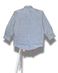 GALLERY SHIRT - STITCHUATION GROSGRAIN RIBBON GRAY