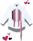 GALLERY SHIRT - STITCHUATION GROSGRAIN RIBBON SWEETHEART