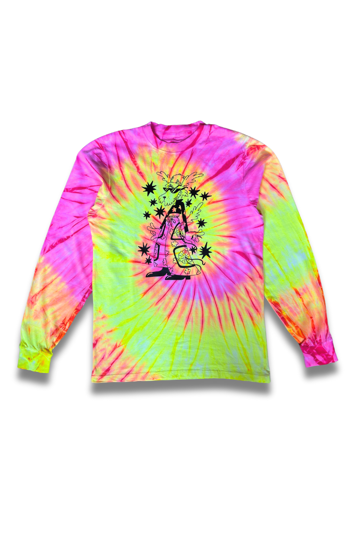 RAVE DOG TIE DYE LONG SLEEVE – mondoguerra