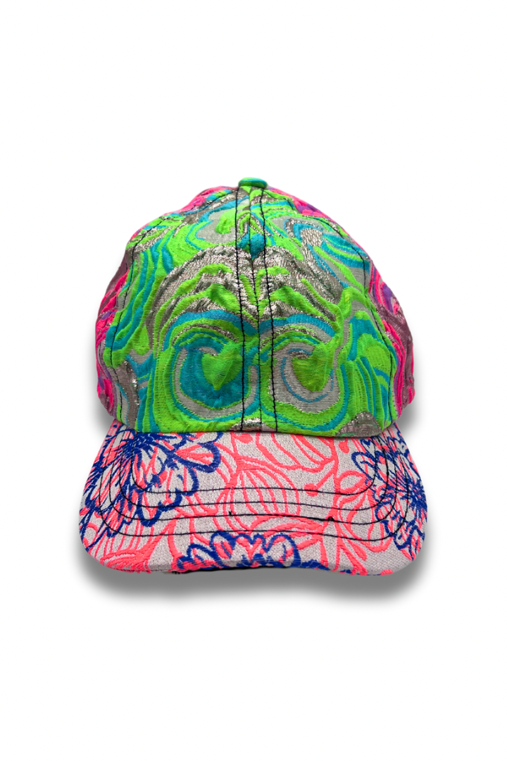 Versace Psychedelic Pink and Green Cap Versace Pink  main image 4