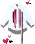 GALLERY SHIRT - STITCHUATION GROSGRAIN RIBBON SWEETHEART 