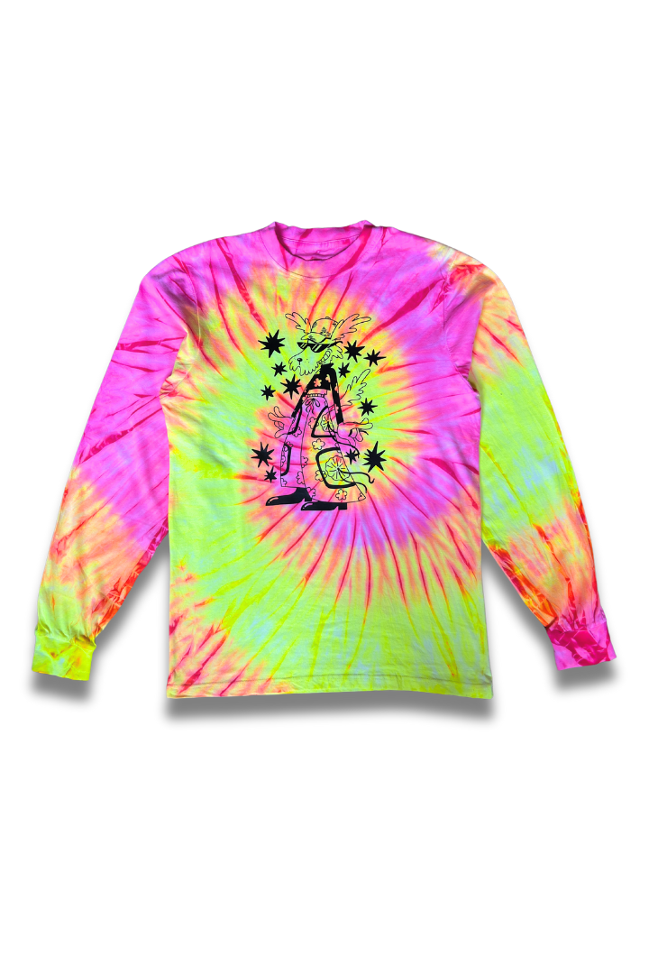 RAVE DOG TIE DYE LONG SLEEVE