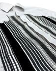 GALLERY SHIRT - STITCHUATION GROSGRAIN RIBBON GREY BABY STRIPE